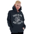 thumbnail image 3 of Funny Study Nerd Take Naps Not Tests Unisex Plus Fleece Graphic Hoodie Brisco Brands 4X, 3 of 4