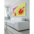thumbnail image 4 of "Yellow Hibiscus" Painting Print on Wrapped Canvas, 4 of 7