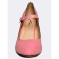thumbnail image 2 of J. Adams Honey Jane Heels for Women – Round Toe indented Pumps Heels Shoes Stylish and Comfortable with Gentle Ankle Strap, 2 of 4