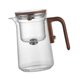 thumbnail image 5 of Tetera de tetera de tetera té té té, regalos de té, creatividad y mango de madera de Separación de agua para la casa de té para el hogar 800 ml, 5 of 8