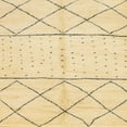 thumbnail image 1 of Ahgly Company Machine Washable Indoor Square Abstract Sun Yellow Area Rugs, 3' Square, 1 of 7