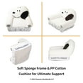 thumbnail image 3 of kashima® x Peanuts™ Snoopy Comic Pet Sofa Bed – Soft Plush Dog & Cat Couch, Removable Cushion, Machine Washable, Anti-Slip Bottom – for Small Pets Under 7.5kg, 3 of 9