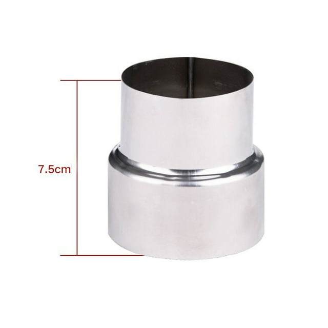 Stainless Steel Flue Liner Reducer / Tubing Connector Chimney Adaptor Stove Pipe