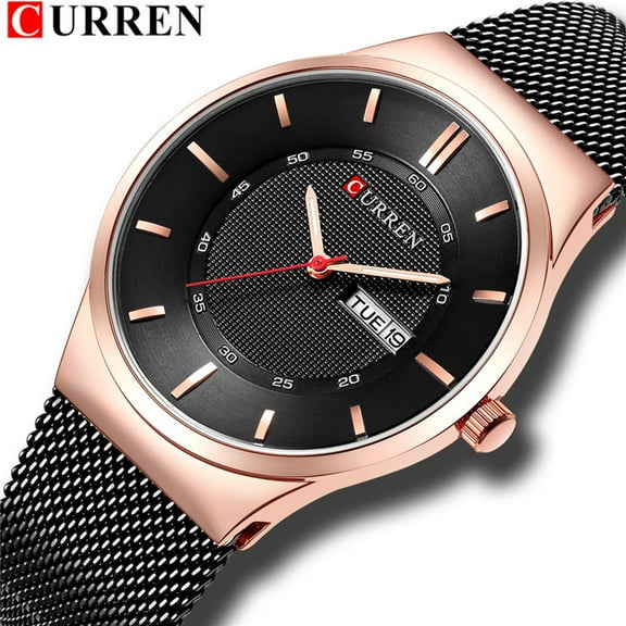 Curren 8311 New Men's Watch Men's Watch Week Calendar Business Casual Watch Fashion Clock