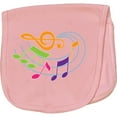 thumbnail image 2 of Inktastic Music Notes Musical Baby Burp Cloth, 2 of 3