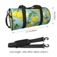 thumbnail image 4 of KLL Lemon Duffle Bag For Men Women Sport Gym Fitness Tote Travel Training Workout Basketball Football Weekender, 4 of 8