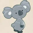 thumbnail image 2 of CafePress - Cute Gray Koala Tote Bag - Unisex Canvas Tote Bag, Beige, 1-Piece, 2 of 6