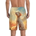 thumbnail image 6 of KLL Sunshine Golden Cloud Dog for Men's 1-Pack Shorts,Sleep Pajama Shorts for Men Soft Pj Shorts Men's Pajama Bottoms Sleepwear -3X-Large, 6 of 7