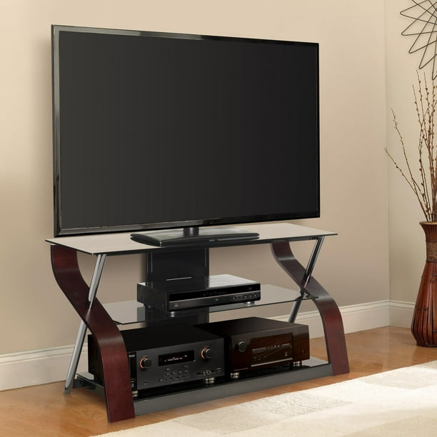 BellO Cooper TV Stand Dark Cherry