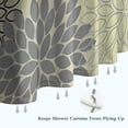 thumbnail image 6 of Gray Floral and Petal Pattern Shower Curtain 36"x72" ,Bathroom Decorative Shower Curtains Set with 12 Hooks,Modern Waterproof Washable Shower Curtain, 6 of 6