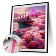 thumbnail image 3 of Cuadros Decorativos Kit de pintura por números DIY Castle Oil Art Picture Craft Home Wall Decor (B1912) Wdftyju embutido en tela, 3 of 9