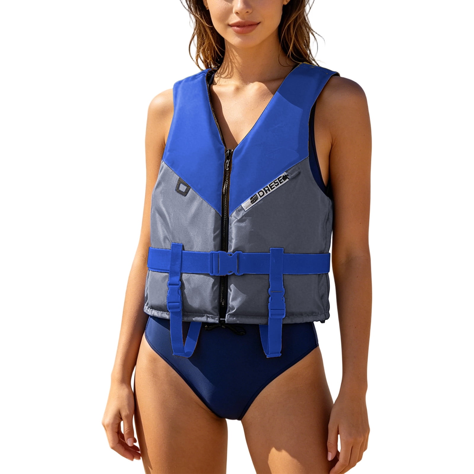 Universal Fit Adult Life Jacket PFD Coast Guard Approved, for Men and Women 90+ lbs, Lightweight Neoprene and Adjustable, Ideal for Boating, Kayaking & Water Sports