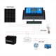 thumbnail image 4 of Cargador solar 30A - 100A PWM Regulador del controlador del panel solar 12V/24V con USB; Cargador solar 30A 10A 20A PWM Cargador solar fotovoltaico doble USB 12V 25V, 4 of 5