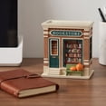 thumbnail image 6 of 2026 New Bookstore Figurine With Light Mini Cafe Sculpture Tabletop Ornament For Shelf Mantel Coffee Bar Decor, 6 of 6