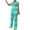 Blue, variant on Odeerbi Women Jumpsuit Rompers Overalls Trendy Summer Print 2025 Casual Sleeveless Backless Suspender Jumpsuit Blue
