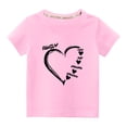 thumbnail image 1 of MeetoTime T-shirt à Manches Courtes pour Garçons et Filles, Col Rond, Coton, 3-10 Ans, 1 of 6