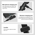 thumbnail image 3 of Micrófono PU3151B One-Trigger-Two Mini 2.4G Sistema de micrófono inalámbrico Clip-on Mic 20M Rango de transmisión Batería incorporada Reemplazo Plug-and-Play para Type-C Android Smarphones Tablets Vlo PULUZ Micrófono, 3 of 7