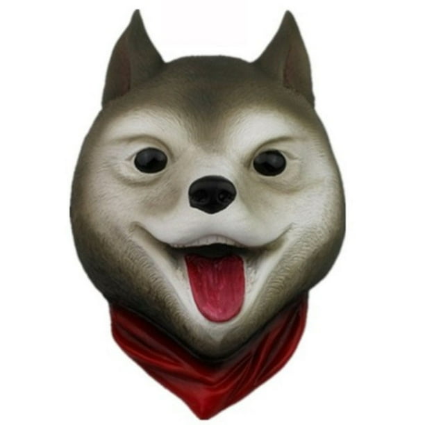 Disfraz de carnaval de Halloween con máscara de hombre lobo y hombre lobo