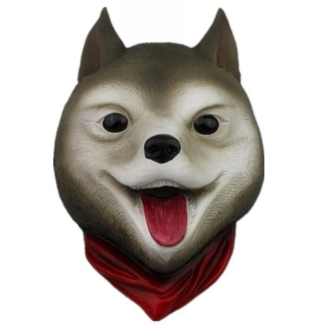 Disfraz de carnaval de Halloween con máscara de hombre lobo y hombre lobo