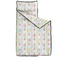 thumbnail image 2 of Unicorn and Bow Pink Pattern Teens Toddler Nap Mat with Pillow, Sleeping Mat Bag for Preschool Daycare 51"x22", 2 of 6