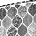thumbnail image 3 of Waterproof Bohemian Shower Curtain 72x72 Inch Boho Style Polyester Unique Shower Curtain for Bathroom Hotel Home Decor with 12 Plastic Hooks, 3 of 5