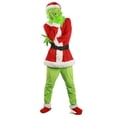 thumbnail image 1 of Children/Adults Christmas Party Grinch Cosplay Costume Dress Set 120cm, 1 of 1