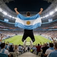 thumbnail image 4 of Decoración del hogar, decoración de habitaciones, decoración de paredes 2026 EE. UU. Canadá México Fútbol Chal Bandera Capa Bandera del cuerpo del fanático Banderas de manga de poliéster, 4 of 6