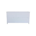 thumbnail image 6 of Demi Bonn 60" White Accent Cabinet, 4-Door Rustic Versatile Home Storage & Decor Cabinet, Antique White, 6 of 8