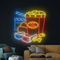 thumbnail image 4 of Handmadetneonsign Movie Time Neon Light, Cinema Neon Sign, Movie Theater Led Light, Film Drink, 4 of 5