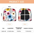 thumbnail image 3 of Pioneer Flower Seat Covers for Dining Room Chairs Set Of 4,Stretch Printed Washable Chair Seat Cover with Elastic Ties and Button,Removable Waterproof Couch Cushion Covers, 3 of 6