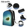 thumbnail image 5 of Haiem Paradise Island Backpack - Stylish and Durable 15-inch Laptop Backpack with Waterproof Oxford Fabric, 5 of 8