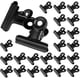 thumbnail image 1 of 63mm Clips redondos negros de acero inoxidable, 15 Uds., para bolsas de comida, papel, decoración de pared fotográfica, 22mm, 1 of 5