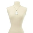 thumbnail image 2 of Charter Club Silver-Tone Sculptural Disc Pendant Necklace, 2 of 2