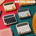 thumbnail image 4 of TFixol Stylish Coffee-Colored Calculator with Large Buttons, 12-Bit Display, and 2-Year Standby for Office Use, 4 of 6