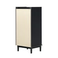 thumbnail image 6 of Walker Edison 43” Mid-Century Modern Gallery-Top 5-Drawer Dresser, Black, 6 of 11