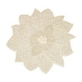 thumbnail image 2 of Miogawg Gold Round Placemats, Hollow Out Washable And Wipeable Place Mats, Leaf Table Mats For Holiday Party Wedding Accent Centerpiece Dinner Decoration, 2 of 6
