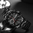 thumbnail image 3 of Nibosi Watches For Men Creative Fashion Luminous Dial With Chronograph Clock Male Watch Casual Wristwatches Relogio Masculino - Quartz Wristwatches, 3 of 6