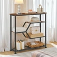 thumbnail image 2 of Entryway Console Table with Shelves - Narrow Rustic Design, 2 of 8