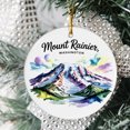 thumbnail image 2 of Mount Rainier Christmas Ornament, Collection of City Travel Souvenirs for Family and Friends, Christmas Tree Ornament City Travel, Trips of The Year, Christmas Ornament 2025, 2 of 5