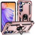 thumbnail image 1 of Étui Classique avec Béquille pour Samsung Galaxy S23 5G, Support Anneau de Caméra Intégré Ajustable, Protection de Qualité Militaire, Étui Arrière en Acrylique Résistant aux Rayures avec Anneau, Étui Samsung S23, 1 of 6