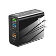 thumbnail image 1 of Cargador de viaje de 3,1 A tipo C PD + 3 puertos USB. Cargador estándar de 65 W de carga rápida para teléfonos móviles. Cabezal de carga, 1 of 5