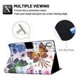 thumbnail image 4 of Dteck Flip Case for Lenovo Tab M10 HD 2nd Gen (TB-X306X) / Lenovo Smart Tab M10 HD 2nd Gen (TB-X306F) 10.1" Tablet, Anti-Scratch PU Leather Folio Shell Case with Auto Wake Sleep,09# Big Butterfly, 4 of 6