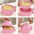 thumbnail image 7 of Ramen Cooker Ramen Bowl Set with Chopsticks,Microwave Safe Ramen Bowl Set with Fork & Spoon,All-in-One Noodle Cooker with Lid,Portable for College Dorm Apartment Office,Easy Clean & Storage, 7 of 7