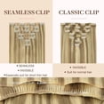 thumbnail image 4 of Extensiones de cabello con clip, cabello humano real, extensiones de cabello humano Remy con clip para mujeres, cabell, 4 of 5