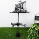 thumbnail image 4 of Weathervane Sailing Ship Wind Indicator Iron Wind Direction Indicator For Lawn Yard Garden, 4 of 4