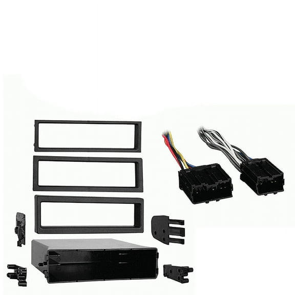 Fits Volvo C70 1998-2002 Single DIN Aftermarket Harness Radio Install Dash Kit