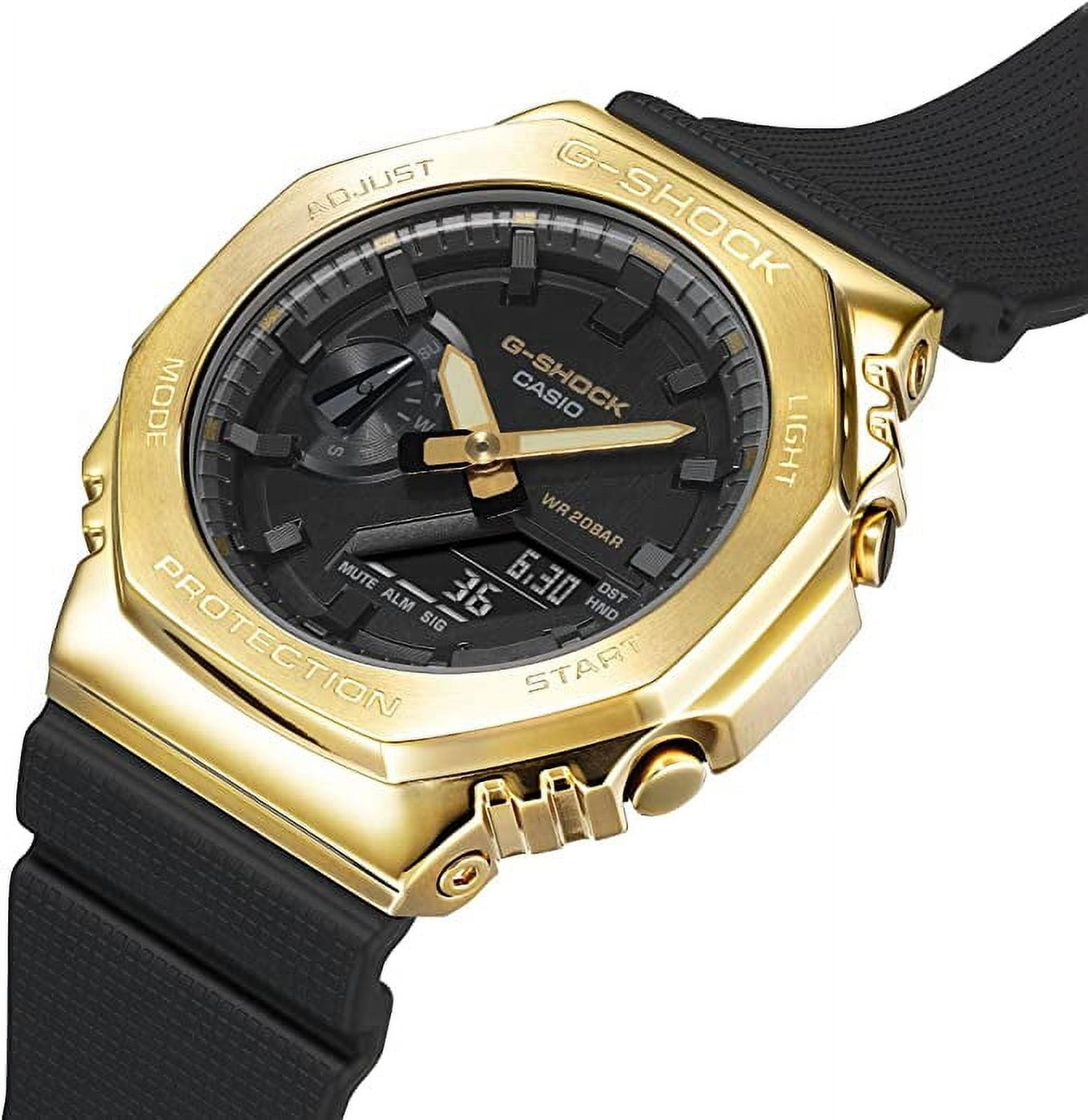 Casio, Men's G-Shock G-Steel 2100 Series Black Dial Watch, GM2100G