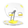 thumbnail image 1 of Soporte para tableta, soporte giratorio portátil para teléfono y tableta, soporte de escritorio para tableta Amarillo, 1 of 9