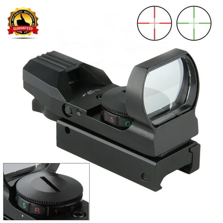 Excelvan Reflex Holographic Tactical Scope Dual Color Illuminated Compact Micro Red/Green Reticle with Circle Dot Micro Rifle