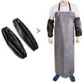 thumbnail image 4 of Fundas impermeables para brazos, protector de brazo de PVC, protección a prueba de aceite, protector de antebrazo para limpieza de pescado, lavado de autos, pintura, lavado de platos, cocina,, 4 of 4